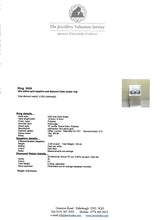 Load image into Gallery viewer, 6310 Vintage: 18ct Gold French Blue Sapphires 26 Diamonds Cocktail Ring- Date Mark 1971