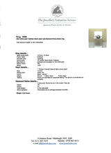 Cargar imagen en el visor de la galería, 0908: Vintage; 18ct White Gold Tahitian Black Pearl Diamonds Ring- crisp, clean eye candy