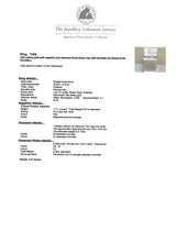 Load image into Gallery viewer, 6329 Vintage: 18ct Gold Pink Sapphires Brilliant Cut Diamonds Stacker Ring