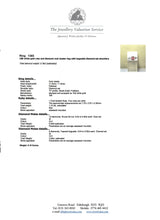 Load image into Gallery viewer, 6335 Vintage; 18ct White Gold Ruby (1.1ct) Diamonds (0.73ct) Ring