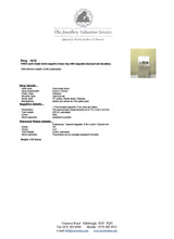 Load image into Gallery viewer, 1616: Vintage: 18ct Gold Cornflower Blue Sapphire Baguette Diamonds Ring- FAB