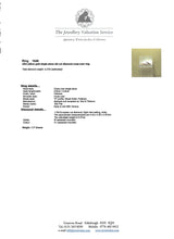 Load image into Gallery viewer, 1646: Vintage: 18ct Gold & Platinum Diamond Solitaire (0.37ct) Ring- superb quality