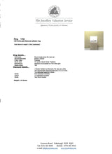 Load image into Gallery viewer, 1702: Vintage: 14ct White Gold Brilliant Cut Diamond Solitaire; sparkling natural diamond