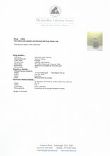 Load image into Gallery viewer, 1802: Vintage: 18ct Gold French Blue Sapphirea Diamonds Trilogy Ring - a substantial sparkling beauty.