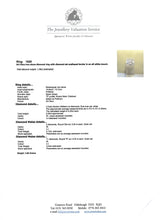 Load image into Gallery viewer, 1828 Art Deco 18ct White Gold  Diamonds (1.06ct) Panel Ring- Exceptional