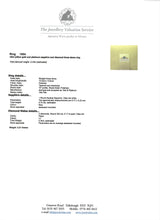 Load image into Gallery viewer, 6485:Vintage: 18ct Gold Platinum Cornflower Blue Sapphire Diamonds (0.34ct) 3-Stone