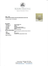 Load image into Gallery viewer, 1874: Vintage: 18ct Gold Natural Diamonds Double Flower Head Ring