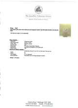 Cargar imagen en el visor de la galería, 1927: Vintage: 18ct Gold 7 Diamonds Hexagonal Set Ring- Very sparkly