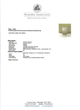 Load image into Gallery viewer, 1932 18ct White Gold Natural Diamonds (0.8ct) Channel Set Ring