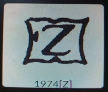 Load image into Gallery viewer, 0985: Vintage: Rare: 9ct Gold Moonstone 24 Garnets Cluster Ring-From 1974