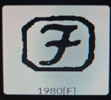 Load image into Gallery viewer, 2121: Vintage: 9ct Gold Diamond Blue Sapphires Diamonds Flower Head Ring- from 1980