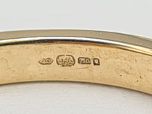 Load image into Gallery viewer, 6042 Vintage: 18ct Gold Emeralds Brilliant cut Diamonds Stacker/Eternity Ring