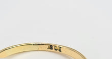 Load image into Gallery viewer, 6053 Antique Art-deco 18ct Gold Blues Sapphire Diamonds Square Set Cocktail Ring- Exquisite