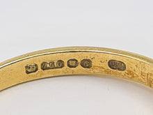 Load image into Gallery viewer, 6061 Vintage(: 18ct Gold Rubies Diamonds Dress Ring- From 1977