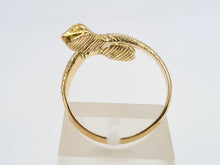 Load image into Gallery viewer, Vintage: 18ct Gold Ornate Double-Headed Snake Ring