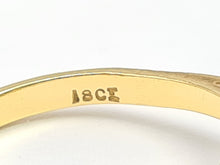 Load image into Gallery viewer, 6144 Vintage: 18ct Gold French Blue Sapphires 18 Diamonds Dress Ring