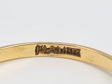 Load image into Gallery viewer, 6067 Antique: 18ct Gold Platinum Set Ruby 8 Diamonds Flower Head Ring