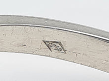 Load image into Gallery viewer, 6075-Vintage: 18ct White Gold Emerald Diamonds Statement Cluster Ring- superb