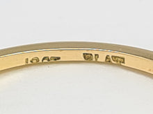 Load image into Gallery viewer, 7494: Antique Art Deco: 18ct Gold Platinum Blue Sapphire Diamonds Ring- Splendid