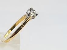 Load image into Gallery viewer, 7494: Antique Art Deco: 18ct Gold Platinum Blue Sapphire Diamonds Ring- Splendid