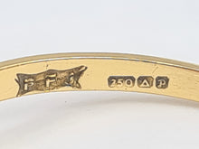 Cargar imagen en el visor de la galería, 6163: Vintage: 18ct Gold Blue Sapphires Diamonds Cluster Ring- natural, sparkling beauty