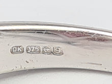 Load image into Gallery viewer, 6165: Vintage: 9ct White Gold Pear-Cut  Pink Ruby Cocktail- lovely cut and colours