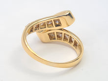 Load image into Gallery viewer, 6091 Vintage: Exquisite 18ct Gold Royal Blue Sapphires Diamonds (0.70ct) Cocktail Ring-Exceptional