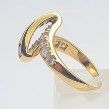 Load image into Gallery viewer, 6091 Vintage: Exquisite 18ct Gold Royal Blue Sapphires Diamonds (0.70ct) Cocktail Ring-Exceptional