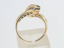 Load image into Gallery viewer, 6091 Vintage: Exquisite 18ct Gold Royal Blue Sapphires Diamonds (0.70ct) Cocktail Ring-Exceptional