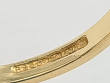 Load image into Gallery viewer, 6216 Vintage; 18ct Gold French Blue Sapphire 14 Diamonds Cluster Ring