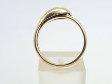 Load image into Gallery viewer, 6104: Vintage: 9ct Gold Ruby Eyes Snake Ring- a substantial Gold Snake ring From 1965