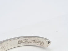 Load image into Gallery viewer, 2914: Vintage (1975) Exceptional 18ct White Gold Emeralds Diamonds Hoop Earrings- elegance personified