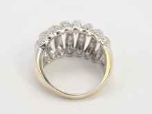 Load image into Gallery viewer, 6116: Vintage: 9ct White Gold 28 Diamonds (1ct) Statement Cocktail Ring- spectacular