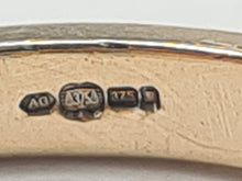 Load image into Gallery viewer, 6268 Vintage: 9ct Gold Pink Sapphire 12 Diamonds Dress Ring