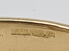 Load image into Gallery viewer, 6265 Vintage: 9ct Gold Pink & Green Sapphires Blue Zircon Cocktail Ring