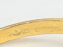 Load image into Gallery viewer, 6254 Vintage:22ct Gold Ruby 30 Natural Sparkling Diamonds Tiered Cluster Ring