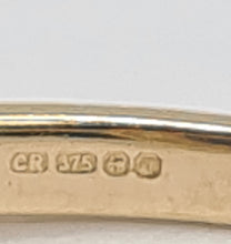 Load image into Gallery viewer, 6302 Vintage: 9ct Gold Persian Blue Sapphire Diamonds Dress Ring