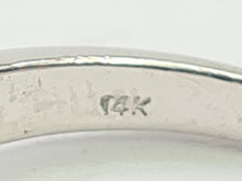 Cargar imagen en el visor de la galería, 0351: Vintage: 14ct White Gold Emerald Cut Pink Morganite Diamonds Cocktail Ring