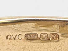 Load image into Gallery viewer, 6283 Vintage; Statement 9ct Gold 7 Swiss Blue Topaz Cocktail Ring