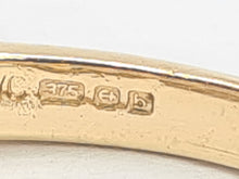 Load image into Gallery viewer, 6264 Vintage: 9ct Gold Blue Tanzanites Diamonds Tiered Cocktail Ring