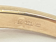 Cargar imagen en el visor de la galería, 0459: Vintage: 9ct Gold Mercury Topaz Diamonds Dress Ring- amazing array of colours