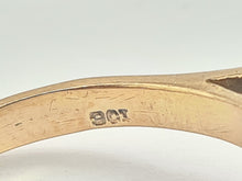 Load image into Gallery viewer, 9195 Vintage: Large 9ct Round Cut Smokey Quartz Ring