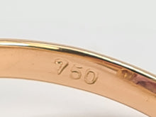 Load image into Gallery viewer, 6246Vintage: 18ct Gold Emerald Cut Purple Sapphire Ring