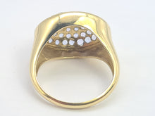 Cargar imagen en el visor de la galería, 0522: 9ct Gold Violet Blue Tanzanites  Statement Cocktail Ring