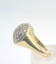 Cargar imagen en el visor de la galería, 0522: 9ct Gold Violet Blue Tanzanites  Statement Cocktail Ring