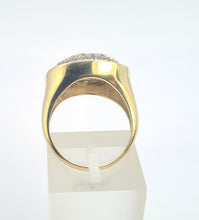 Cargar imagen en el visor de la galería, 0522: 9ct Gold Violet Blue Tanzanites  Statement Cocktail Ring