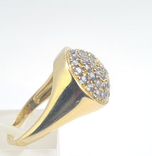 Cargar imagen en el visor de la galería, 0522: 9ct Gold Violet Blue Tanzanites  Statement Cocktail Ring