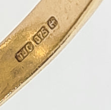 Load image into Gallery viewer, 6191 Vintage: 9ct Gold  Blue Tanzanites Diamonds Geometric Set Statement Ring