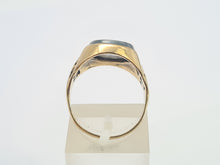 Load image into Gallery viewer, 0081: Vintage: 9ct Gold Centurion Hematite Signet Ring- Date-Mark 1986