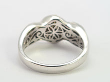 Load image into Gallery viewer, 6281 Vintage 9ct White Gold  54 Natural Cognac Diamonds Diamonds Ring